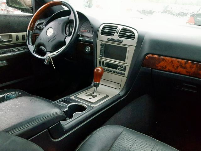 1LNHM87A65Y655465 - 2005 LINCOLN LS BLACK photo 9