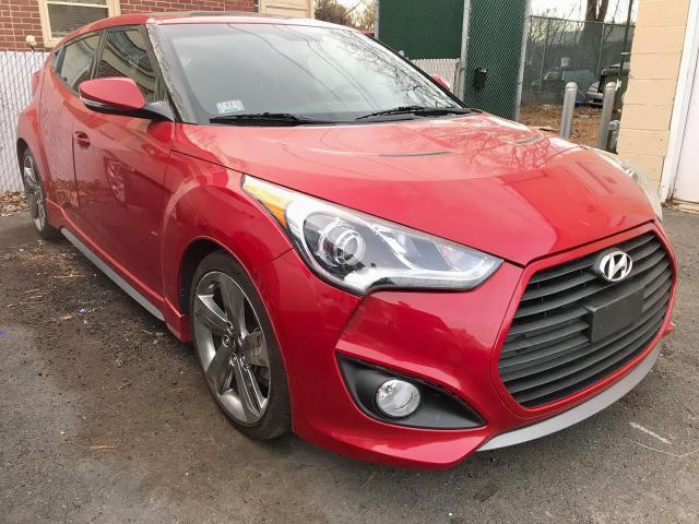 KMHTC6AE4DU109900 - 2013 HYUNDAI VELOSTER T RED photo 1