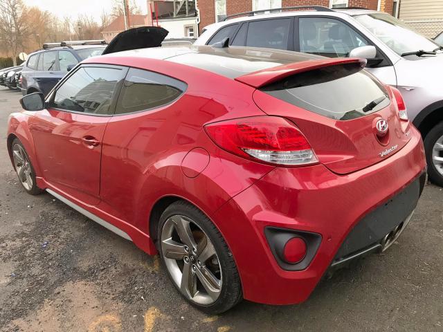 KMHTC6AE4DU109900 - 2013 HYUNDAI VELOSTER T RED photo 4