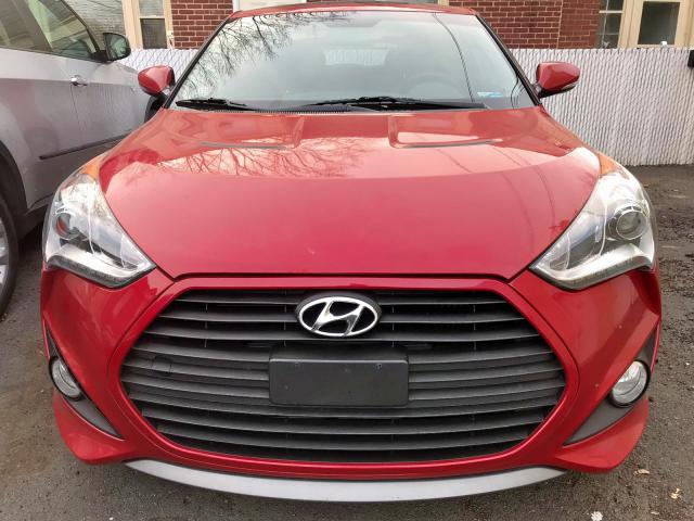 KMHTC6AE4DU109900 - 2013 HYUNDAI VELOSTER T RED photo 5