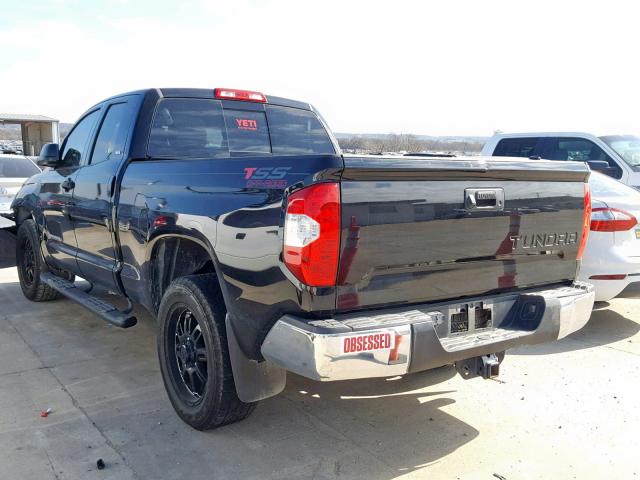 5TFRM5F12FX087974 - 2015 TOYOTA TUNDRA DOU BLACK photo 3