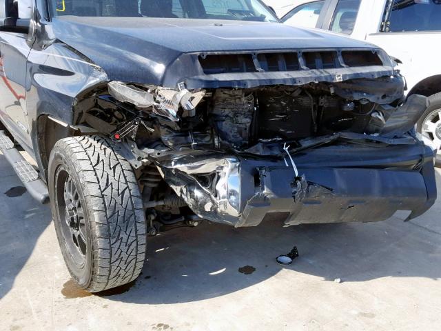 5TFRM5F12FX087974 - 2015 TOYOTA TUNDRA DOU BLACK photo 9