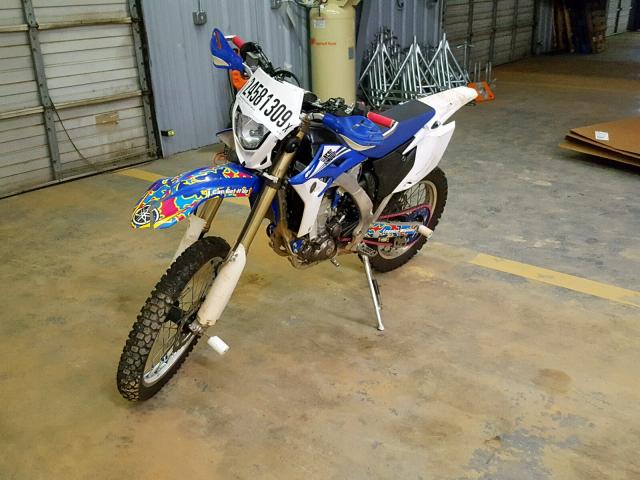 JYACJ16Y0EA003717 - 2014 YAMAHA WR450 F BLUE photo 2