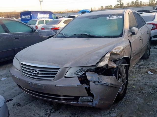 KMHFC46F86A084670 - 2006 HYUNDAI AZERA SE GOLD photo 2