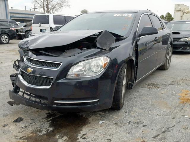 1G1ZJ57B88F222960 - 2008 CHEVROLET MALIBU 2LT BLACK photo 2