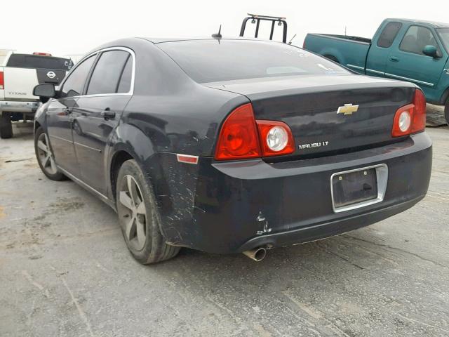 1G1ZJ57B88F222960 - 2008 CHEVROLET MALIBU 2LT BLACK photo 3