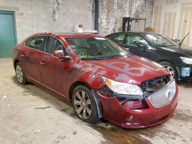 1G4GE5ED7BF282903 - 2011 BUICK LACROSSE C MAROON photo 1