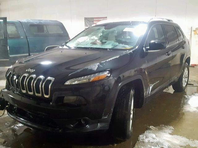 1C4PJMCS2EW260291 - 2014 JEEP CHEROKEE L BLACK photo 2