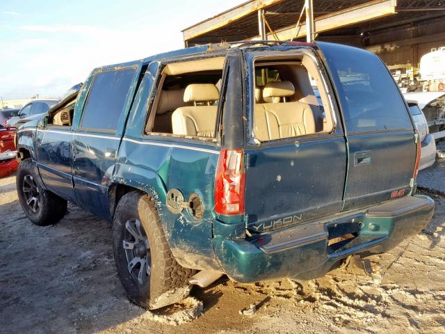 1GKEK13R8YR131236 - 2000 GMC YUKON DENA GREEN photo 3