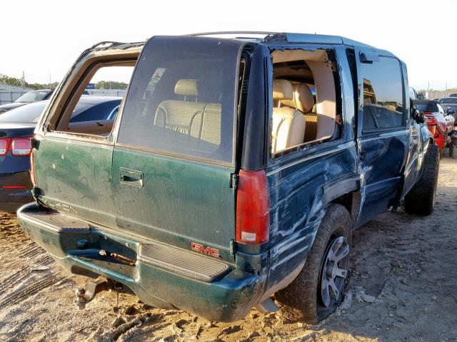 1GKEK13R8YR131236 - 2000 GMC YUKON DENA GREEN photo 4