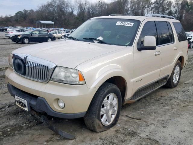 5LMEU68H55ZJ04101 - 2005 LINCOLN AVIATOR 奶油色 照片 2