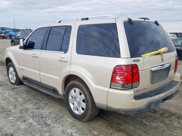 5LMEU68H55ZJ04101 - 2005 LINCOLN AVIATOR 奶油色 照片 3
