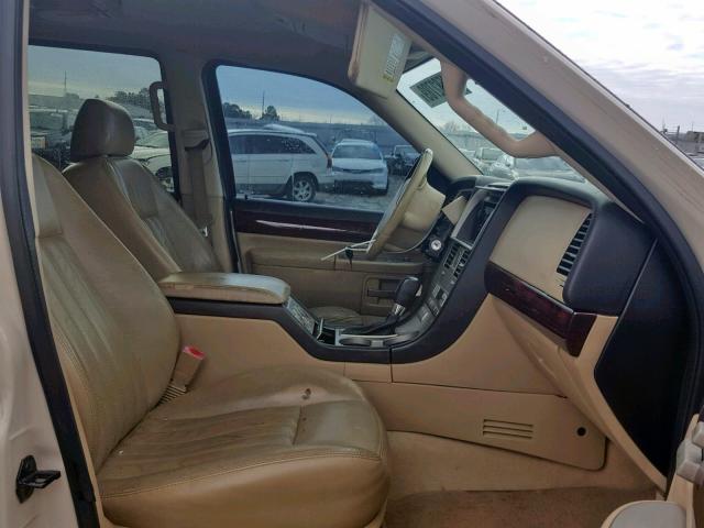 5LMEU68H55ZJ04101 - 2005 LINCOLN AVIATOR 奶油色 照片 5