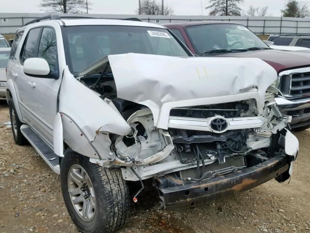 5TDBT48A56S261621 - 2006 TOYOTA SEQUOIA LI WHITE photo 1