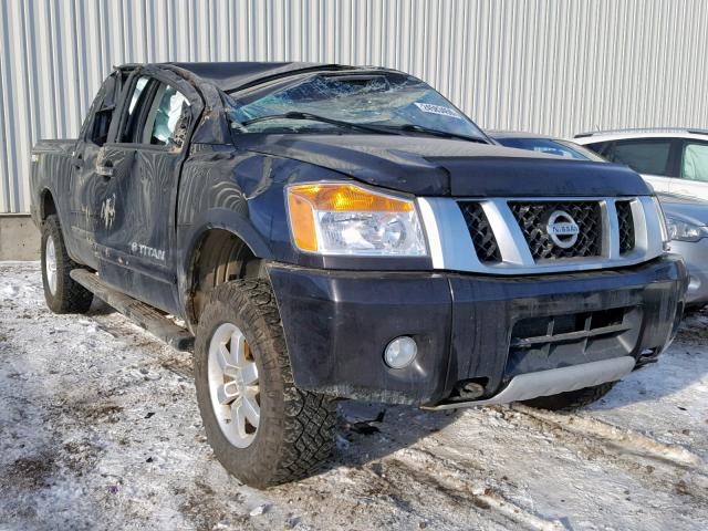 1N6AA0EC6EN507027 - 2014 NISSAN TITAN S BLACK photo 1