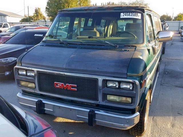 1GDEG25K3RF528760 - 1994 GMC RALLY WAGO GREEN photo 10