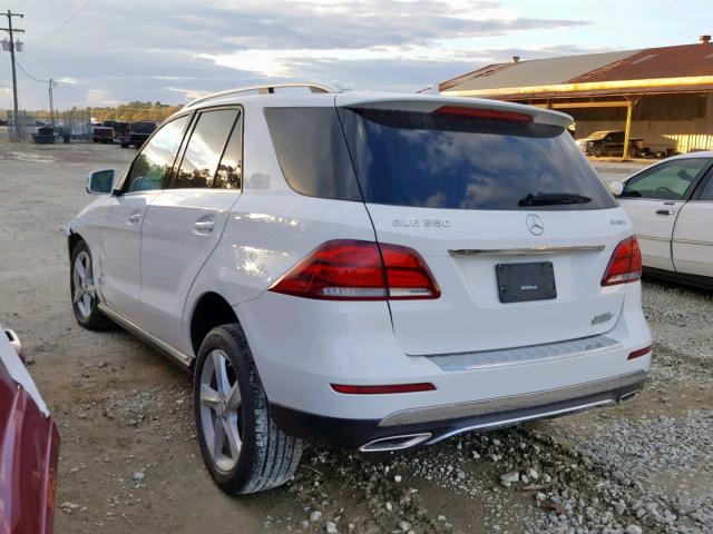 4JGDA5HB3GA791562 - 2016 MERCEDES-BENZ GLE 350 4M WHITE photo 3