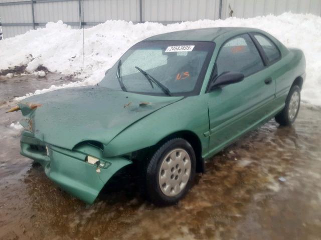 1B3ES42C9WD564070 - 1998 DODGE NEON HIGHL GREEN photo 2