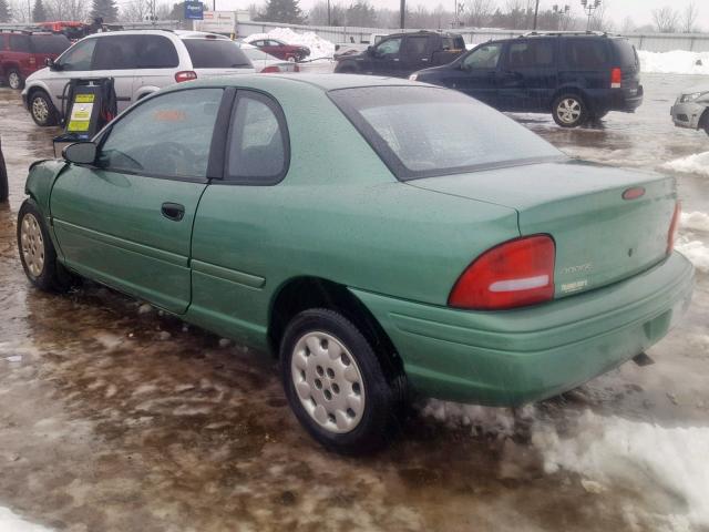 1B3ES42C9WD564070 - 1998 DODGE NEON HIGHL GREEN photo 3