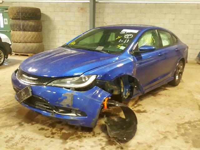 1C3CCCBG5FN508111 - 2015 CHRYSLER 200 S BLUE photo 2