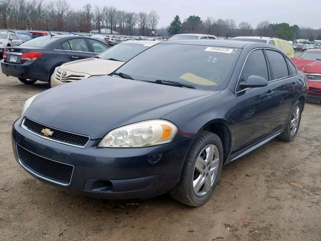 2G1WD5E39E1184969 - 2014 CHEVROLET IMPALA LIM BLACK photo 2