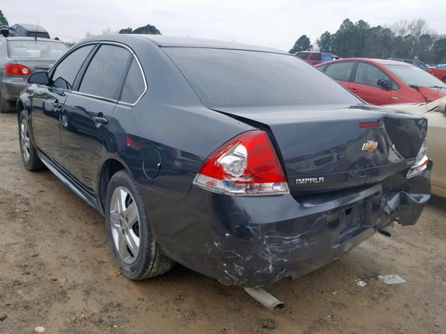 2G1WD5E39E1184969 - 2014 CHEVROLET IMPALA LIM BLACK photo 3