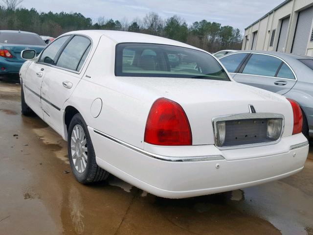 1LNHM81W94Y603766 - 2004 LINCOLN TOWN CAR E WHITE photo 3