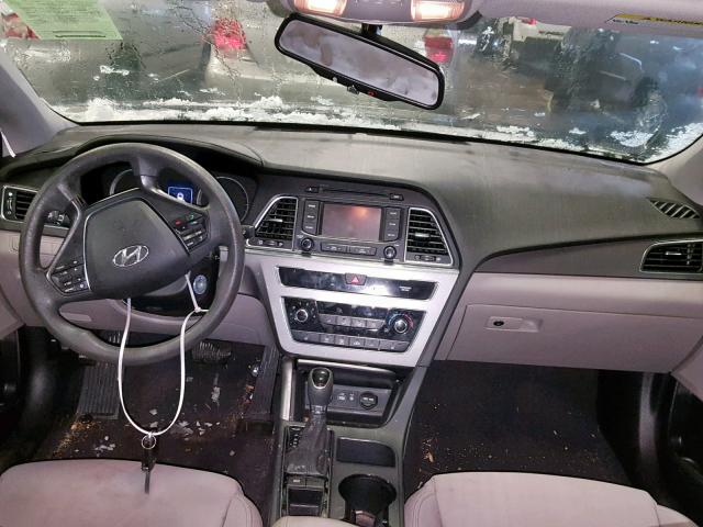 5NPE34AF7FH047819 - 2015 HYUNDAI SONATA SPO BLACK photo 9