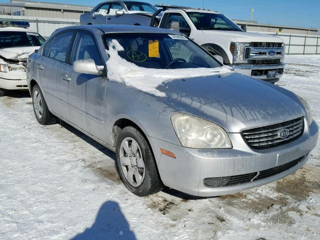 KNAGE123685267541 - 2008 KIA OPTIMA LX SILVER photo 1