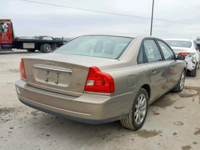 YV1TH59H341376469 - 2004 VOLVO S80 2.5T TAN photo 4