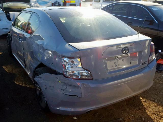 JTKJF5C75C3035556 - 2012 TOYOTA SCION TC GRAY photo 3