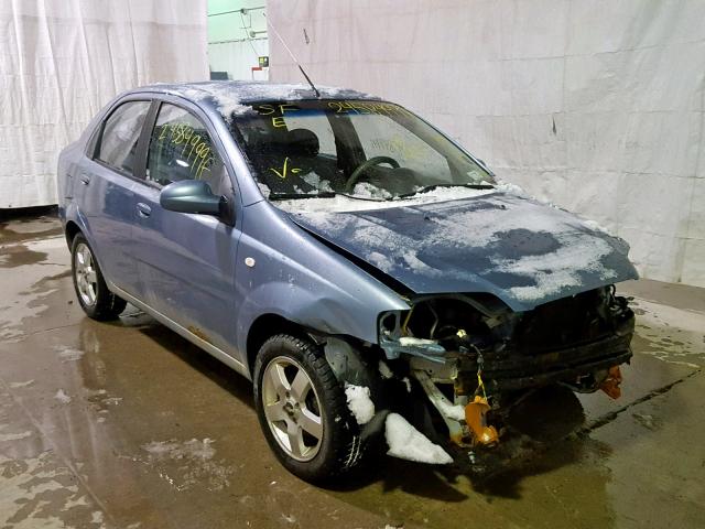 KL1TG56626B546451 - 2006 CHEVROLET AVEO LT BLUE photo 1