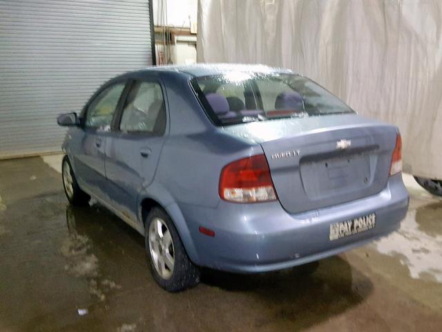 KL1TG56626B546451 - 2006 CHEVROLET AVEO LT BLUE photo 3