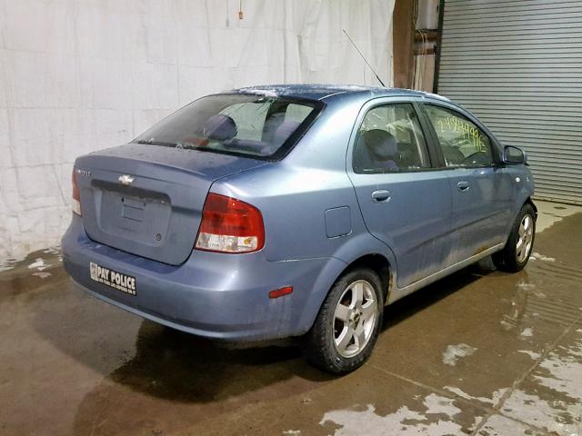 KL1TG56626B546451 - 2006 CHEVROLET AVEO LT BLUE photo 4