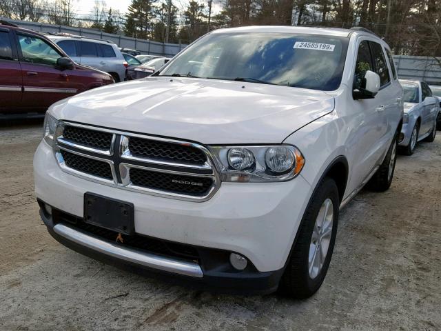 1D4SE4GT3BC624090 - 2011 DODGE DURANGO CR WHITE photo 2