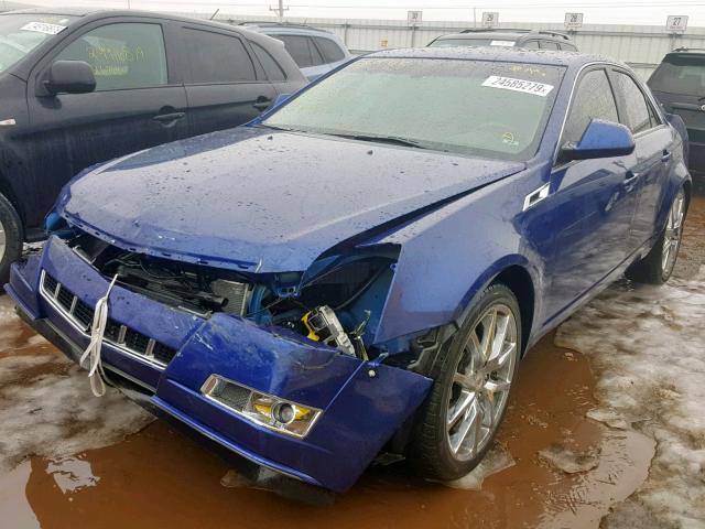 1G6DS5E38C0109129 - 2012 CADILLAC CTS PREMIU BLUE photo 2