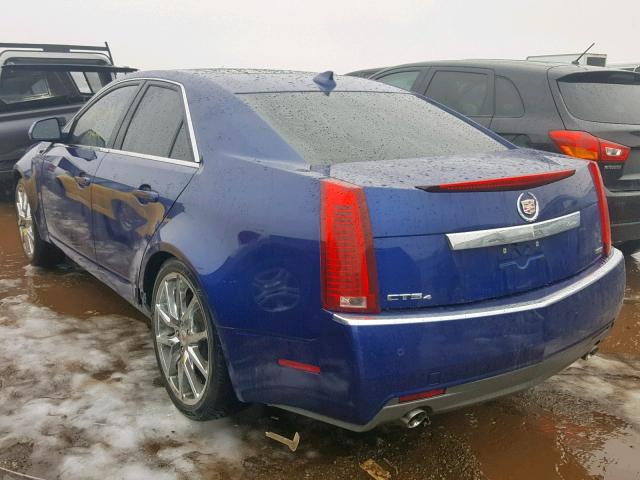 1G6DS5E38C0109129 - 2012 CADILLAC CTS PREMIU BLUE photo 3