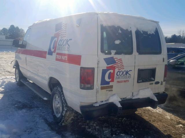 1FTNE2EW2CDA51920 - 2012 FORD ECONOLINE WHITE photo 3