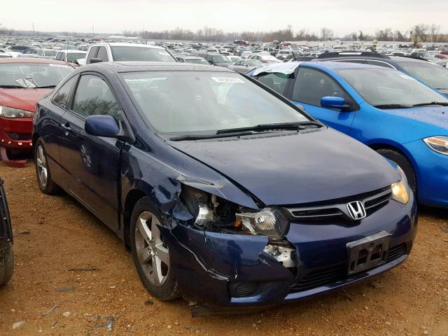 2HGFG12938H523559 - 2008 HONDA CIVIC EXL BLUE photo 1