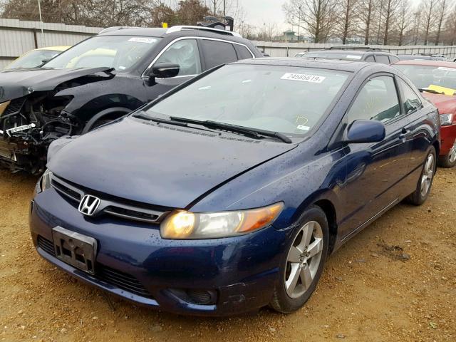 2HGFG12938H523559 - 2008 HONDA CIVIC EXL BLUE photo 2