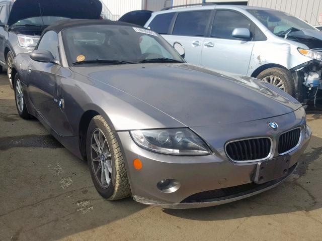 4USBT33545LS57915 - 2005 BMW Z4 2.5 GRAY photo 1