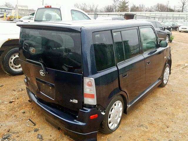 JTLKT324864041435 - 2006 TOYOTA SCION XB Көк фото 4