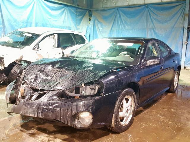 2G2WP522X41147362 - 2004 PONTIAC GRAND PRIX BLACK photo 2