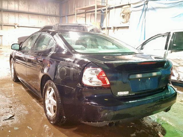 2G2WP522X41147362 - 2004 PONTIAC GRAND PRIX BLACK photo 3