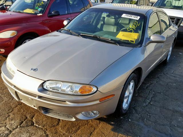 1G3GR64H824128344 - 2002 OLDSMOBILE AURORA BEIGE photo 2