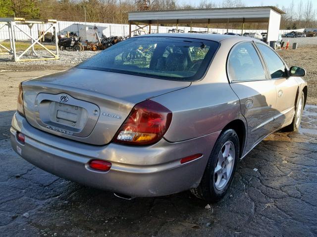 1G3GR64H824128344 - 2002 OLDSMOBILE AURORA BEIGE photo 4