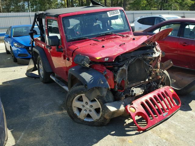 1J4AA2D10BL510778 - 2011 JEEP WRANGLER S RED photo 1