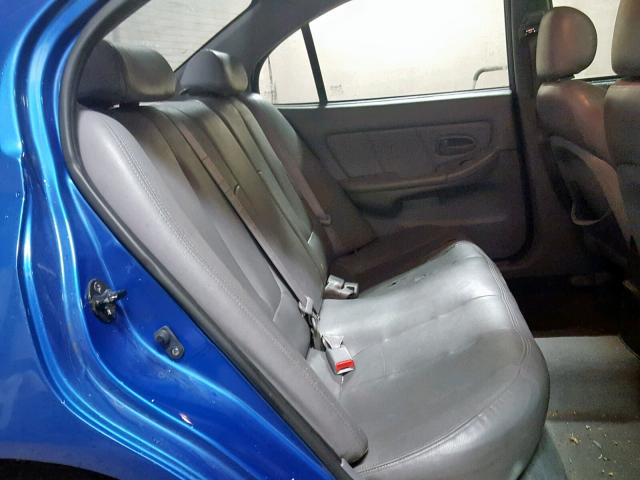 KMHDN46D75U989723 - 2005 HYUNDAI ELANTRA GL BLUE photo 6