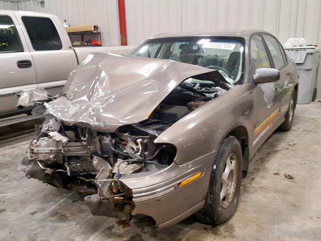 1G3NG52M0X6307433 - 1999 OLDSMOBILE CUTLASS GL GRAY photo 2