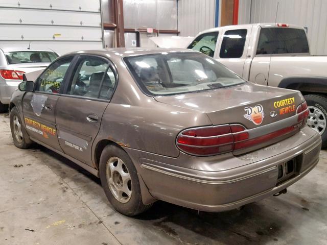 1G3NG52M0X6307433 - 1999 OLDSMOBILE CUTLASS GL GRAY photo 3